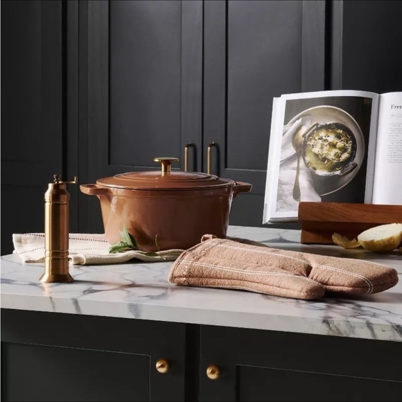 2 | Tall Salt and Pepper Crank Grinder Copper Finish - Hearth & Hand Magnolia - Picture 6 of 6